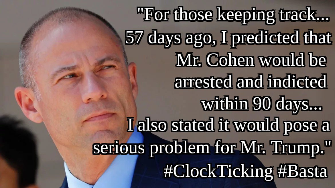MightyQuinnUSA's tweet photo. .@MichaelAvenatti does not bluff. And every single one of his astute predictions regarding his client @StormyDaniels' case against the fake @POTUS @realDonaldTrump
has come to pass. Every one.
#TeamStormy
#HottieAvenatti v
#TrumpCrimeSyndicate
#MichaelCohen #MobFixer
#Basta https://t.co/Xfh45uZhdh