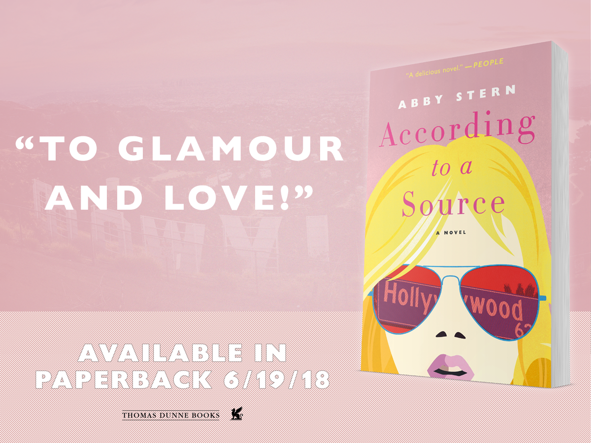 abbystern's tweet photo. #AccordingToASource paperback is out one week from today! Perfect for summer beach and vacation reading! #BooksOfTwitter #books #SummerReading #beachreads #beachread #fiction #AmReading https://t.co/znNOu1PzfS