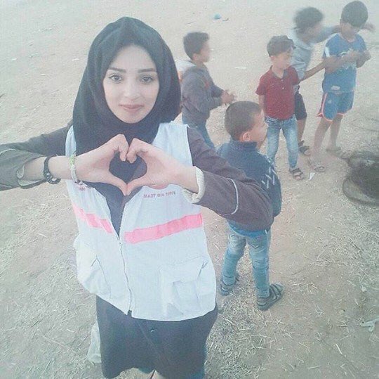 “we love life whenever we can” wrote darwish &amp; razan al-najjar did