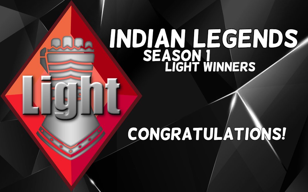 Congratulations to Indian Legends on winning the Light Division of The Gauntlet!