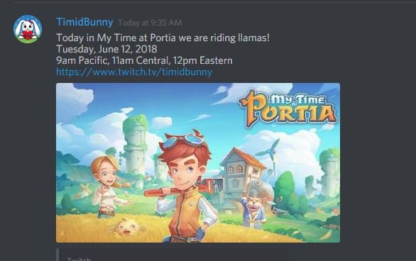 PChopgaminginc's tweet photo. RT @caffeine65: Come watch @_TimidBunny_ playing @MyTimeAtPortia And riding Llamas!
#ThePotatoSquad #codexus #girlstreamers @thebeautygamers #beautygamers @unitedsmall #SupportSmallStreamers #TwitchUnity #twitchaffiliate @HyperRTs @B42community @TeamHโฆ https://t.co/CDh3ehOIFK