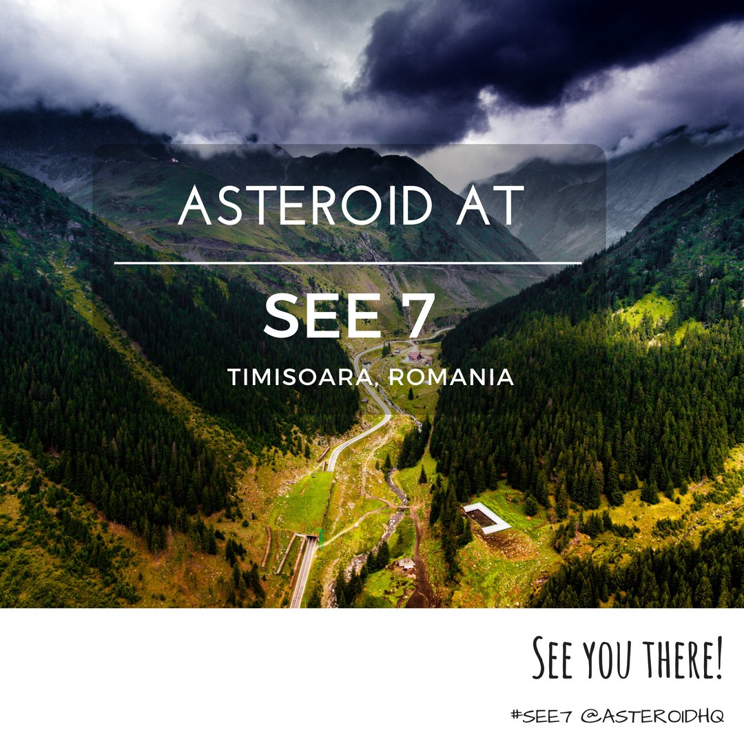 AsteroidHQ's tweet photo. Asteroid CEO Remco van Mook (@rvmNL) is coming to the #SEE7 / RIPE regional meeting next week in Timisoara, Romania. Ping us at info@asteroidhq.com if you want to meet up. Hope to see you there! https://t.co/nPRYSOwwsY