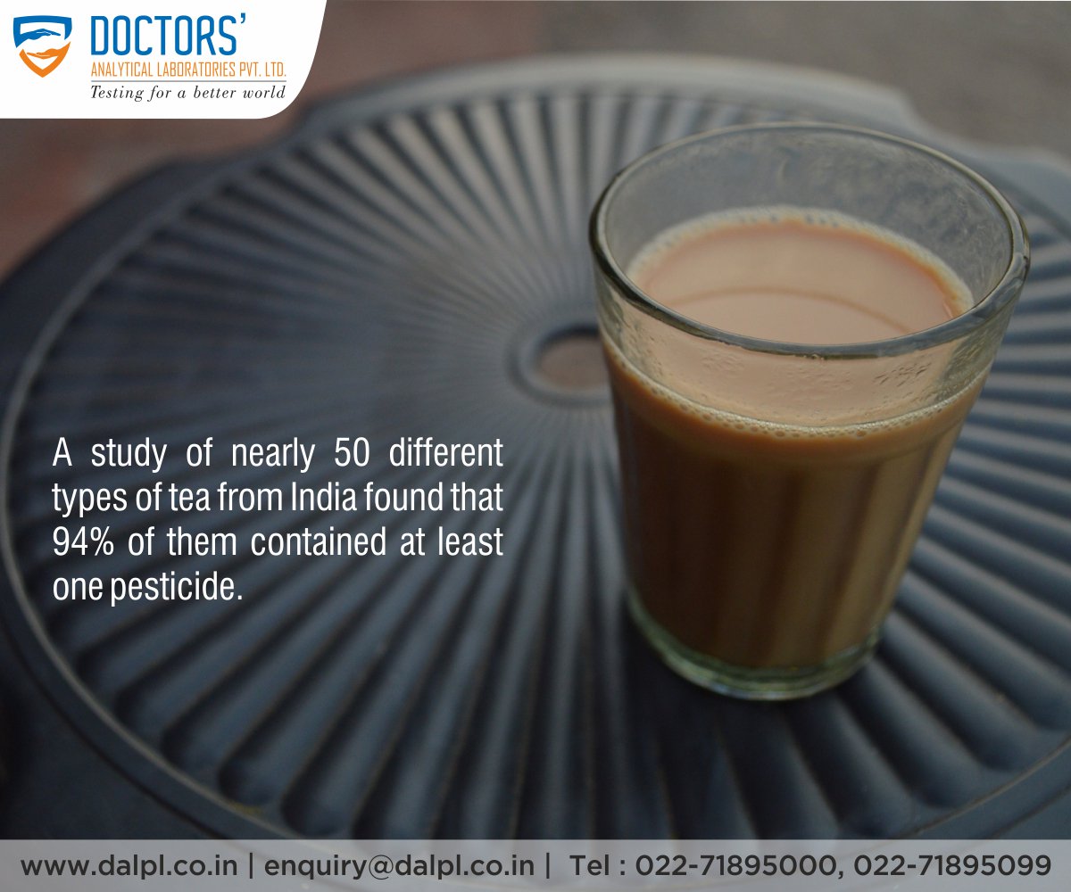 DALPLTesting's tweet image. #ThePerfectBrew: The Tea market in India is worth over $30 Billion. 
We at #DALPL, CHECK for ALL types of adulterants, contaminants, toxins, heavy metals as well as #pesticides in tea to give you safest cup of our very own and favorite #CHAI
#TestingForABetterWorld #TeaTime #Tea
