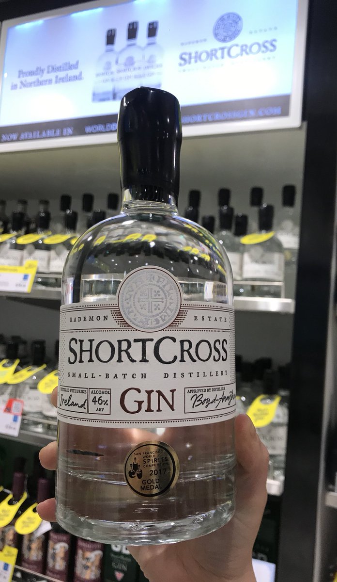 TeamShortcross's tweet photo. Proudly distilled in Northern Ireland.
Proudly stocked in @WorldDutyFree Belfast City Airport.
#TryBeforeYouFly #Belfast https://t.co/Pwi7U2nS5P