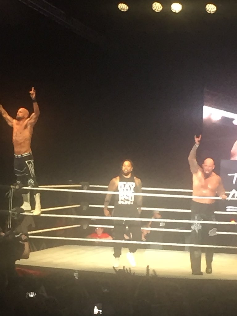 DarrisBurns's tweet photo. Had a great time at Wwe Jonesboro Arkansas. Got to scratch off a seeing a few wrestlers of the bucket list. @LukeGallowsWWE @KarlAndersonWWE @JEFFHARDYBRAND @WWEAsuka thank u for a great show lastnight!!! https://t.co/DZaahhV6EZ