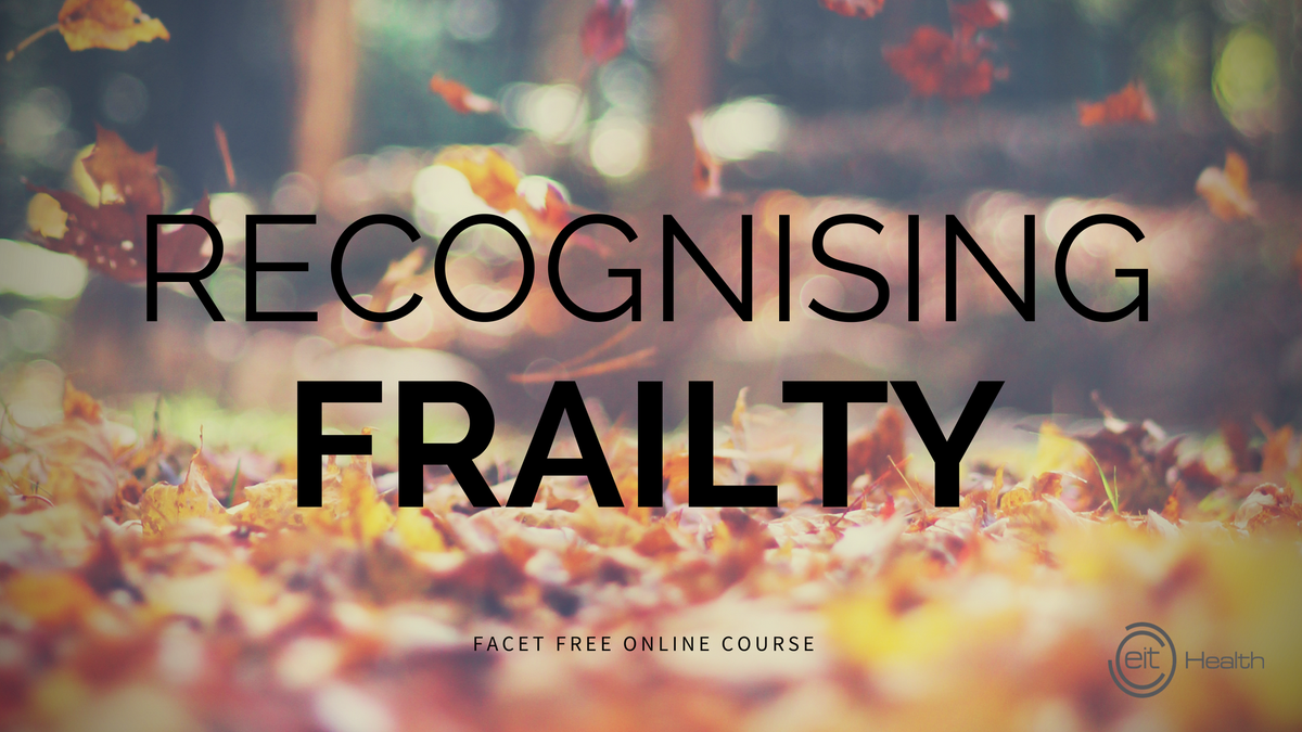 #FACET, an <a href="/EITHealth/">EIT Health</a> #innovation project, is offering a free online course with content and activities related to the identification of #Frailty in the #elderly.   

👉 Addressed to people working with older adults
✍️ Apply until June 18th at goo.gl/GnnpZA