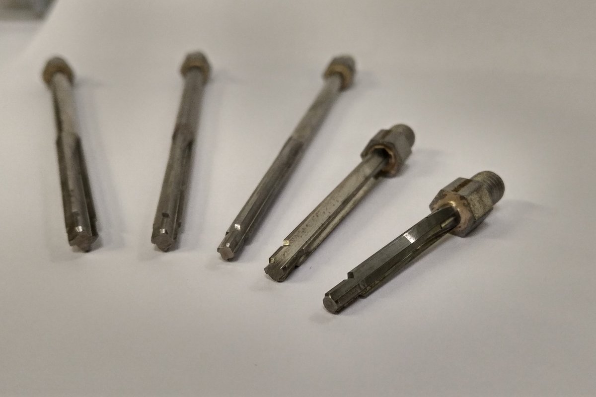 CobraCarbide's tweet photo. Grand risings to every one on this Tuesday!

Check our some sweet Threaded Shank Pitch Reamers we made for a VERY special customer.

Oh yes, we do specials.

And we do them well.

#CNC #Machining #CustomTools #RoundTools #MadeInUSA https://t.co/aUHFbYHYwI