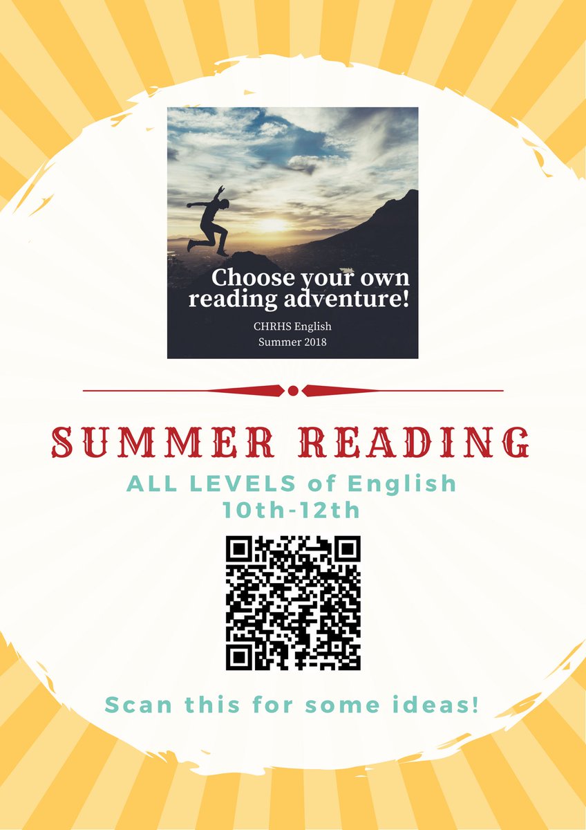 irisdagmar's tweet photo. This year our CHRHS English summer reading features CHOICES! Here are a couple of lists I made to get our readers started. https://t.co/Q0IegtacqI @pforster25 @pennykittle #studentchoice #makerealreaders #choicebuildsliteracy #readersofmaine https://t.co/PFHUdlnykQ