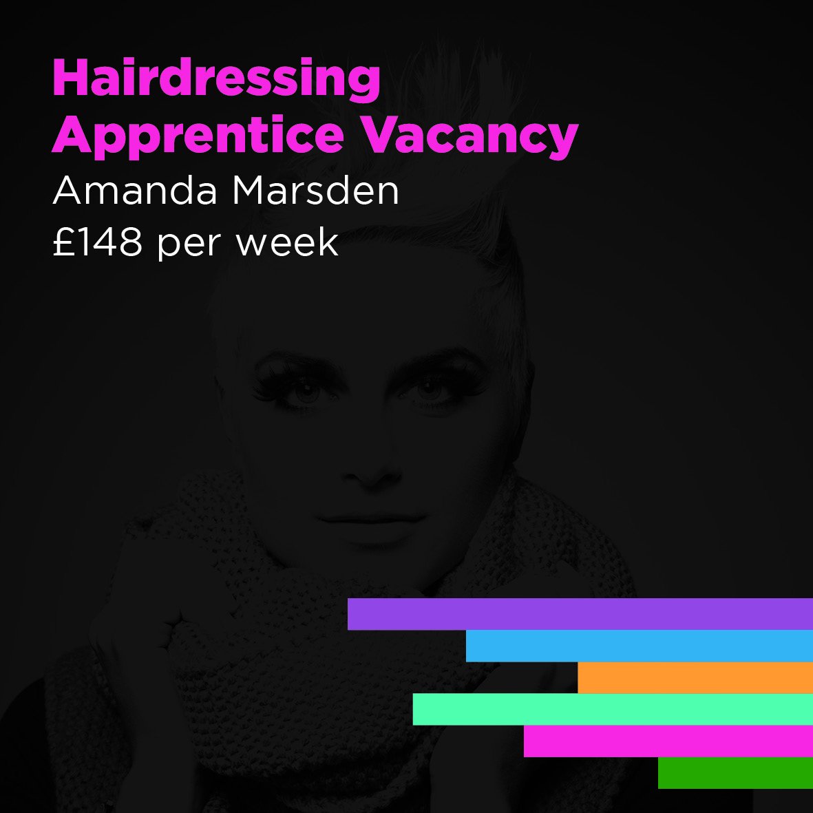 Are you a cut above the rest? See yourself as the next hot stylist or salon owner?
Apply for a #Hairdressing #apprenticeship with Amanda Marsden <a href="/amsalons/">Amanda Marsden</a> and this could be you! 
For full details visit our website: goo.gl/Vv5XoT
Apply Today, Start Tomorrow.