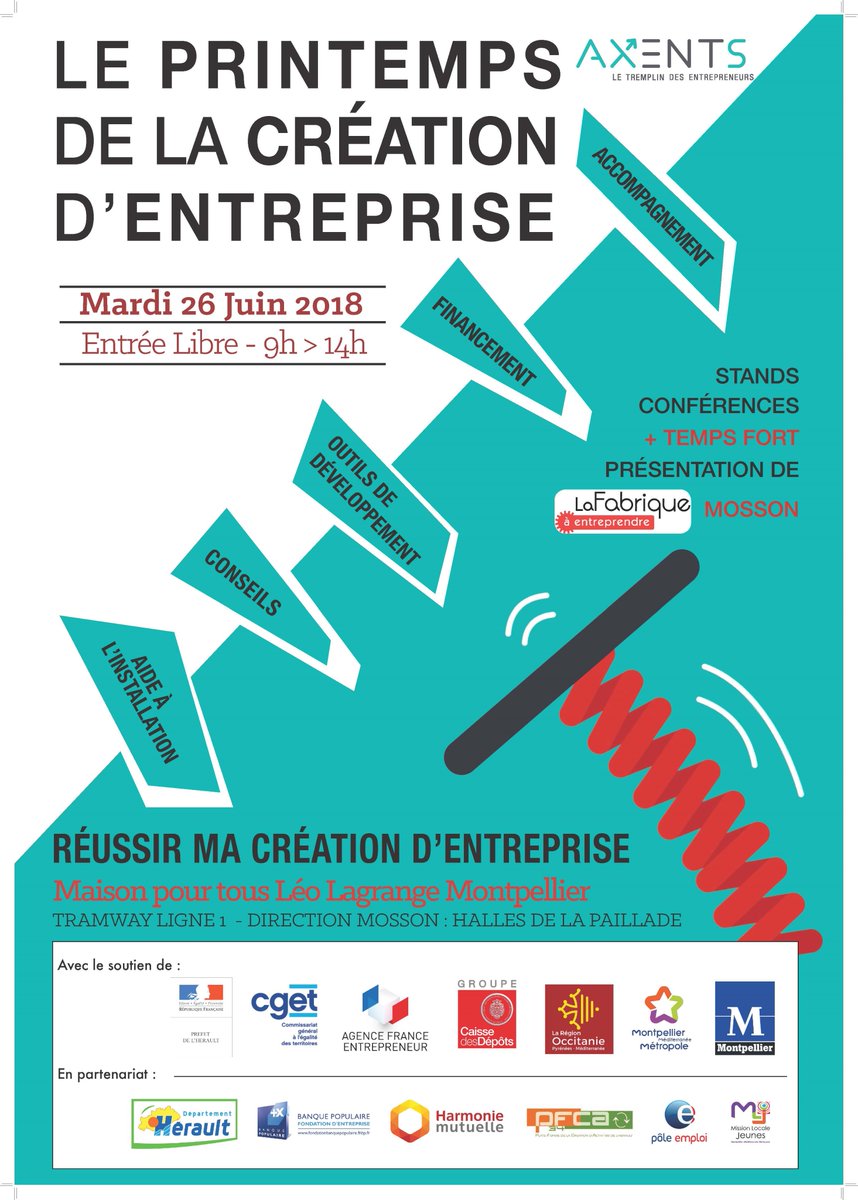 J_Sanfilippo's tweet photo. 🗓️ J-14 avant d'assister au "Printemps de la Création d'Entreprise" à @montpellier_ 👉 @pole_emploi #Herault sera partenaire à l'occasion de cette 1ère édition pour accompagner, vers l'#entrepreneuriat, les demandeurs d'emploi porteurs de projet ! #Mosson #LaPaillade #Axents https://t.co/uCePp3I9mm