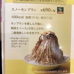 綿毛が付いたシーチキン？お店で出てきたスノーモンブランの哀れな姿!