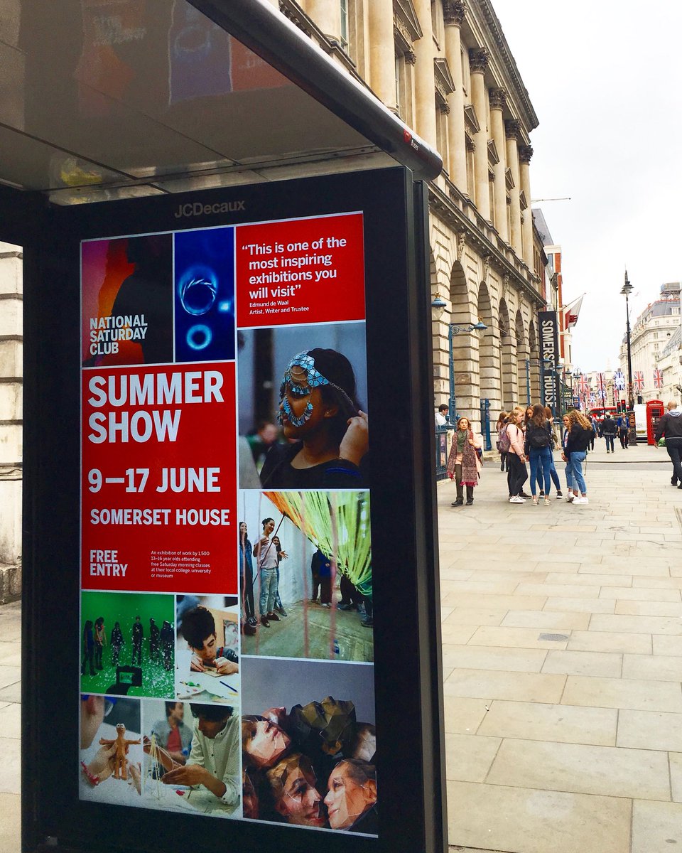 Massive thanks to the <a href="/JCDecauxBlue/">JCDecaux Blue</a> team!! We are across the #London network so keep an eye out, especially at #Euston on the escalators! 👏👏👏 #natsatclub #SUMMERSHOW2018