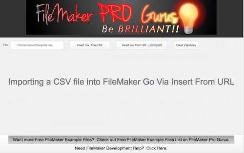 DEClarkII's tweet image. Importing a CSV File into #FileMaker Go - FileMakerProGurus buff.ly/2HLf12M #ABQ #FileMakerGo