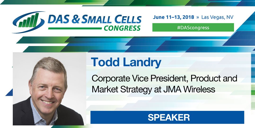 IBWCongress's tweet photo. The progression of technology has improved or made changes to multiple industries. Todd from @JMAwireless will help to showcase how it is currently changing Enterprise Systems, and how venues can adapt to the new technology. Thanks to Todd Landry for joining us at #DASCongress! https://t.co/gDCbaZ5s4X