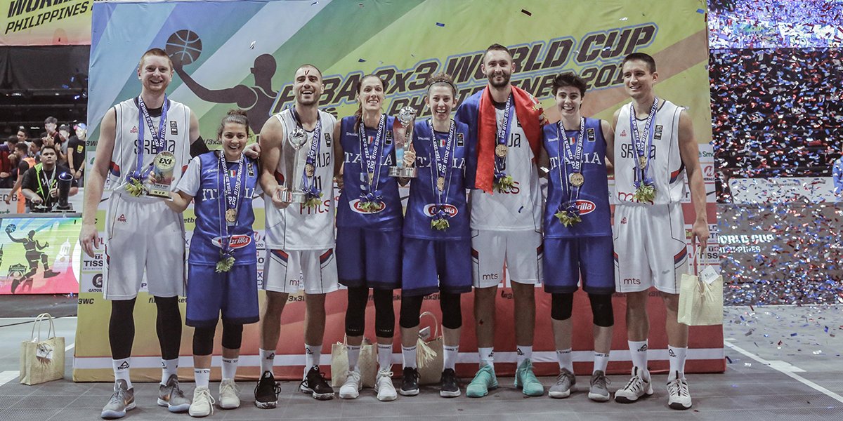 FIBA3x3's tweet photo. 🎉 Serbia 🇷🇸 &amp; Italy 🇮🇹 win the FIBA #3x3WC 2018🎉

📖 https://t.co/Y3WfVWZT4O https://t.co/8jv6vUc4eT