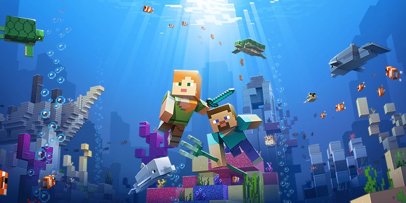 Download Minecraft PE 1.5.2 apk free: Update Aquatic