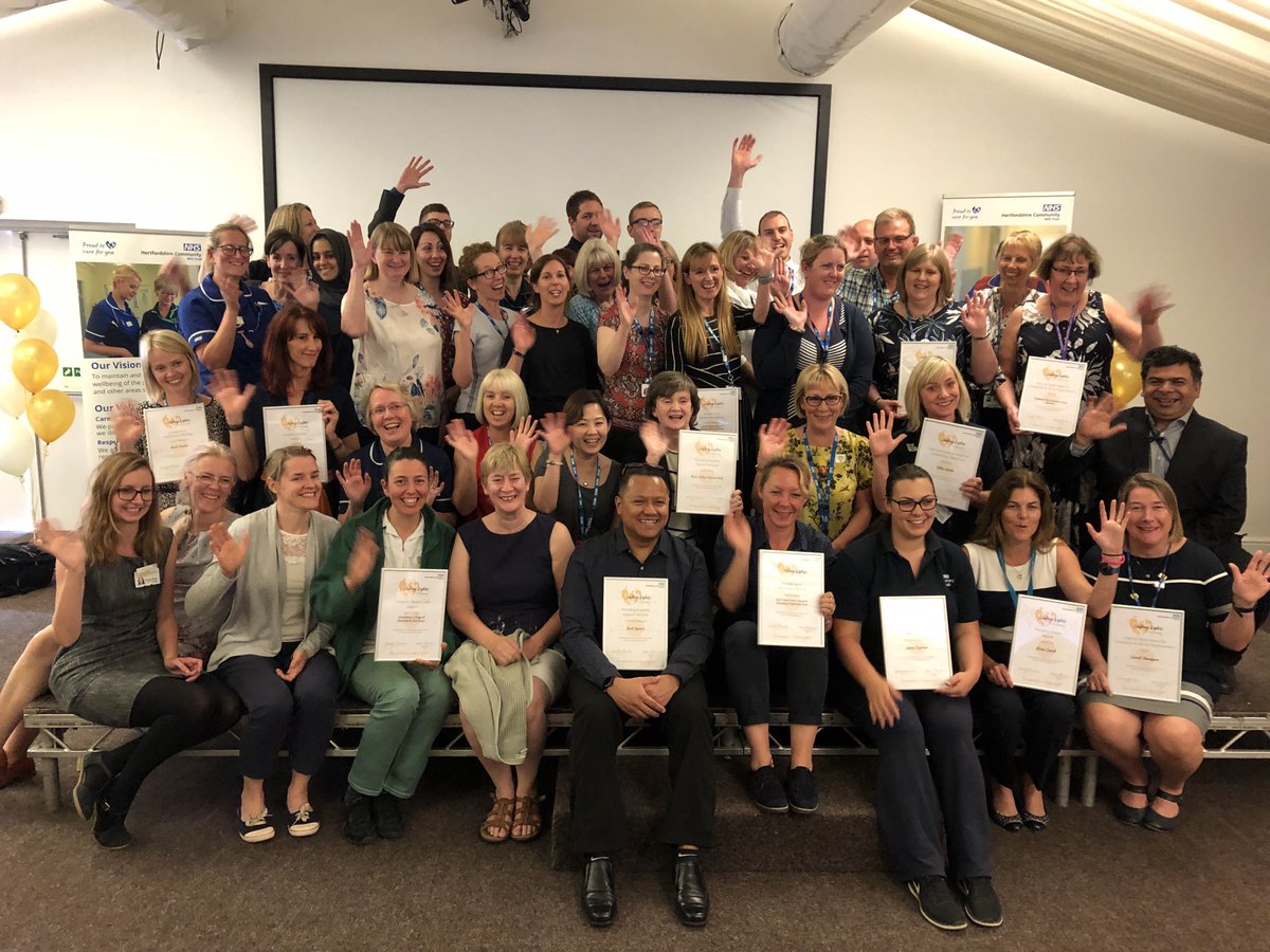 Huge congratulations to all our winners, runners up, commended and nominated colleagues, you’re a credit to the HCT and the #NHS.
@ENHertsCCG <a href="/HVCCG/">Herts Valleys CCG</a>  #HCTLeadingLights18  #proudtocareforyou