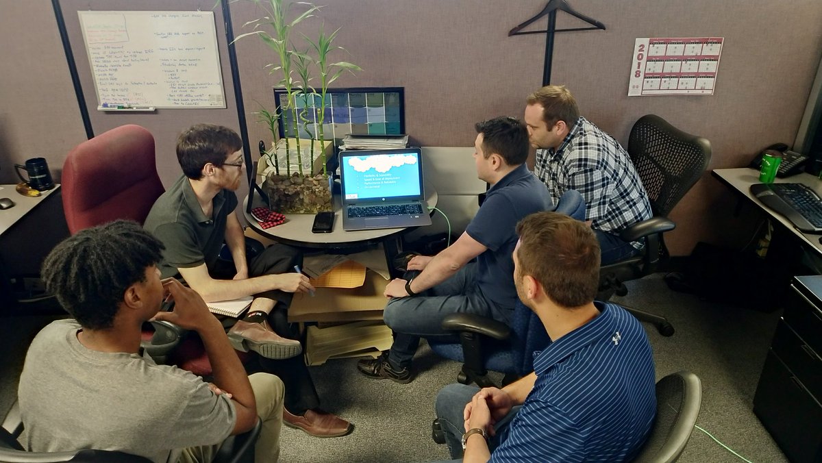 arthiak_ssc's tweet photo. We are taking our Cloud on the Road. The first of our #teamDSD #Cloudroadshow is happening now with Trevor Malone's TDG developer team. 15 minutes to present to each work unit in #TCdigital. We're taking requests. #poweredbycloud https://t.co/t11J7NbpRZ