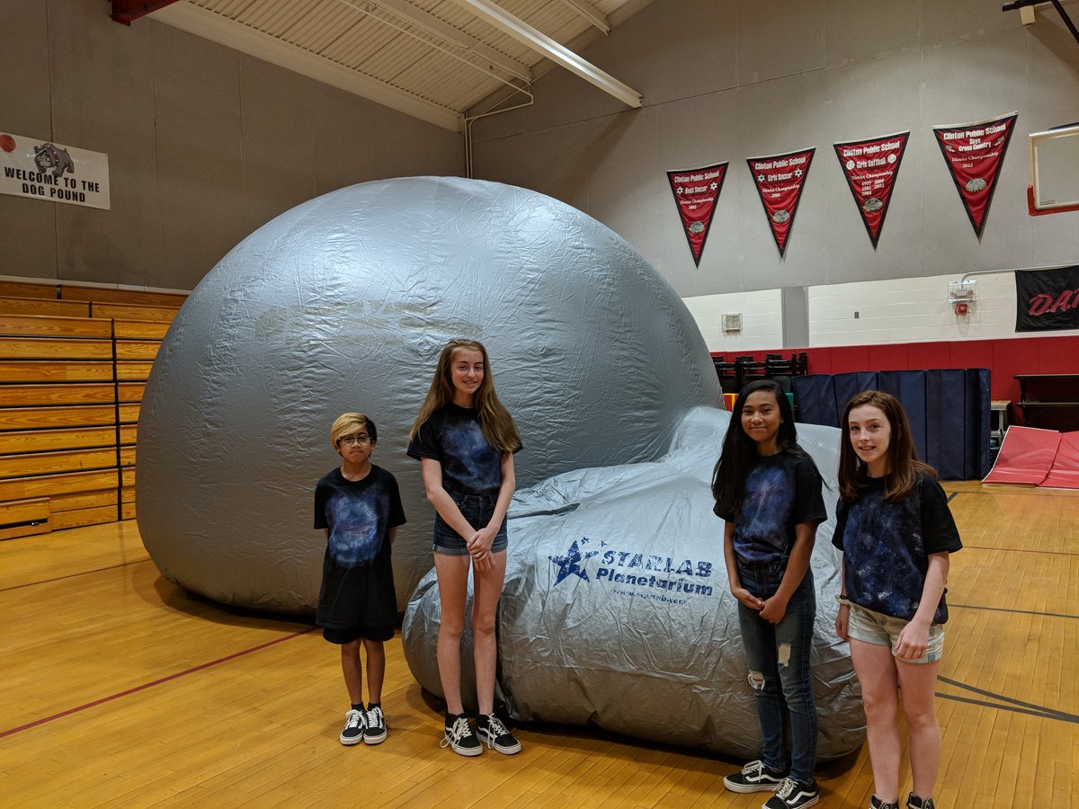 Thanks goes to Astronomy Club for helping set up Starlab today!! #CPSPride