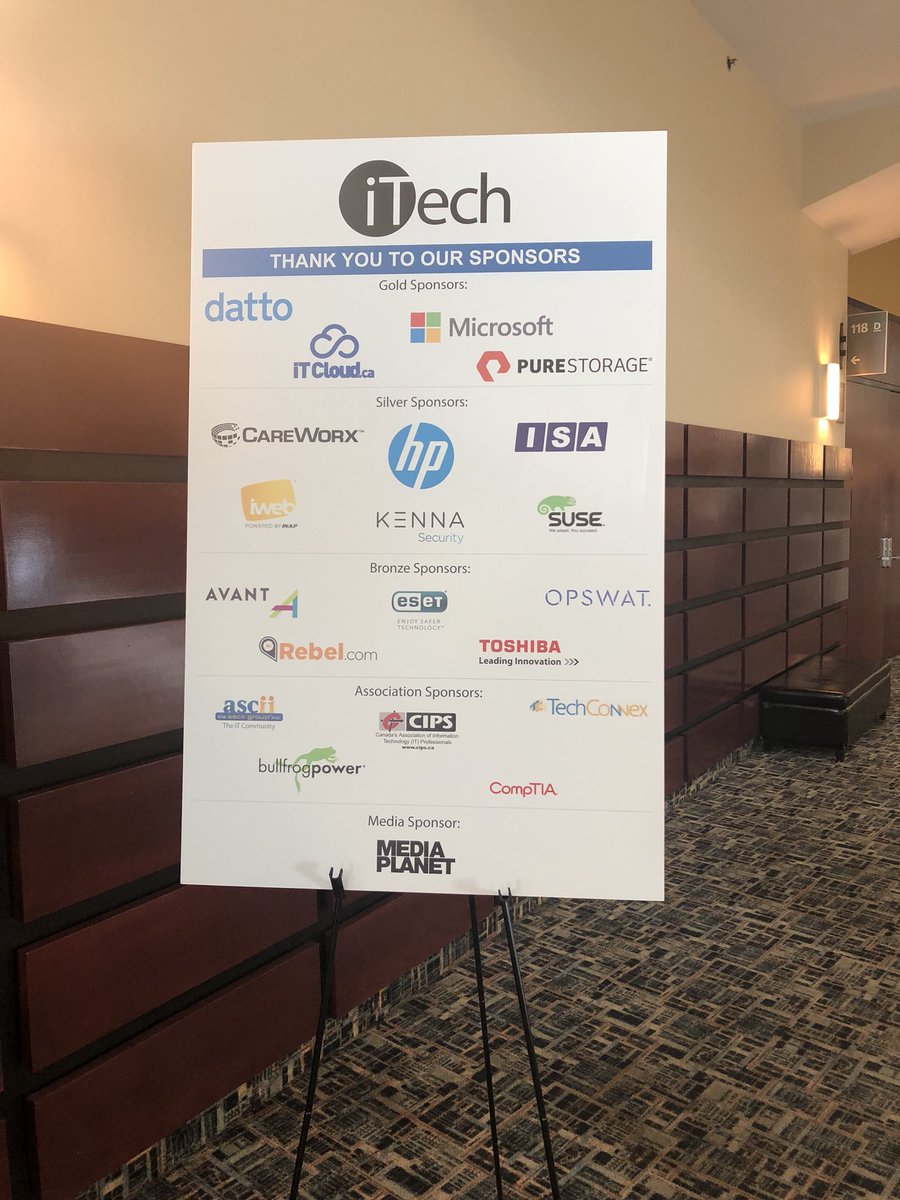 ISACybersec's tweet photo. ISA and @KennaSecurity present: “What to Patch When You’re Patching” at #iTechOTT today... Missed our 11am session? Don’t worry, we’re back on stage at 1:00pm & 2:00pm, Room 106A. #cybersecurity #ottawaconferencecentre https://t.co/3852COSoUz