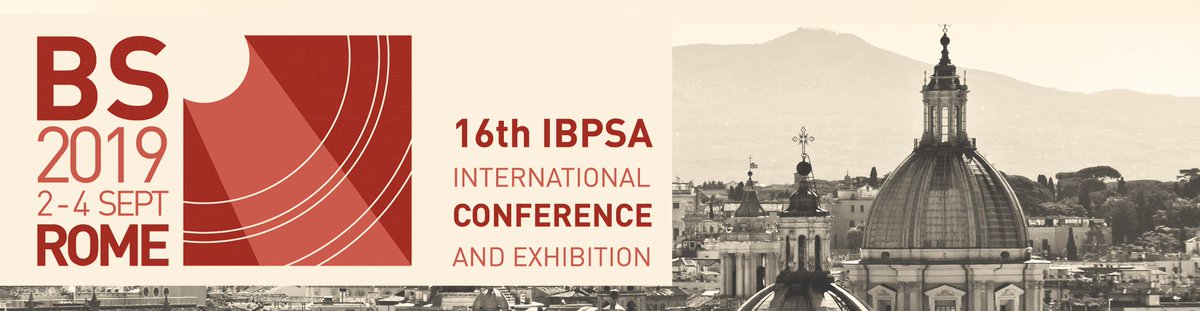 DruCrawley's tweet image. Call for papers -- submit your abstracts now for Building Simulation 2019 --Abstracts due July 20 #BuildingSimulation2019 #simulation  @IBPSA #buildingperformance buildingsimulation2019.org