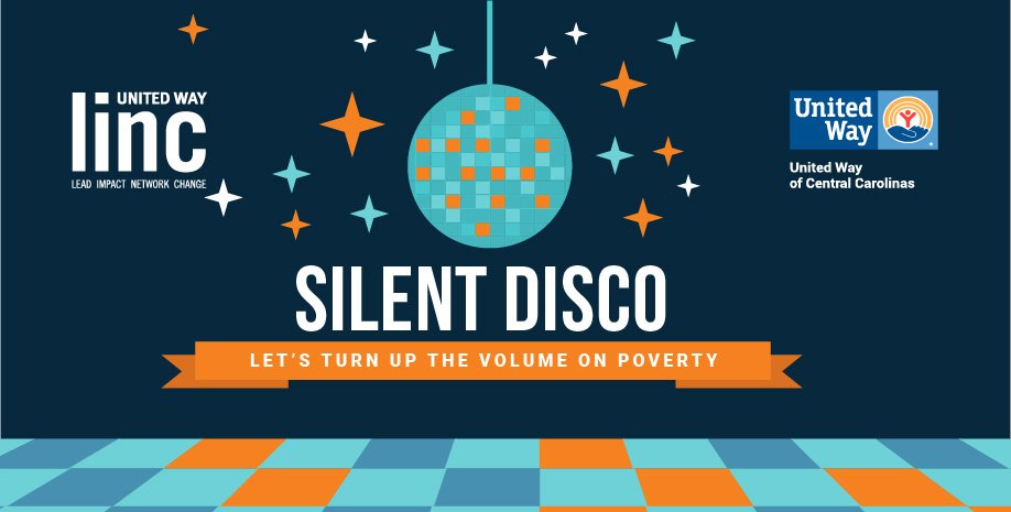 UWGreaterCLT's tweet photo. Looking for a fun event geared toward young professionals that’s part of a greater cause? Then mark your calendar for Silent Disco this Thursday! Learn more: https://t.co/Z58AJbInPK #LINCCLT #CLTevent #Thursday https://t.co/dw6R4CK1eT