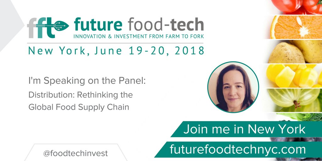 915labs's tweet photo. Is there a better way to distribute food around the globe? @915Labs,
@betterfoodvc, @HelloFresh, @nxfood_com &amp; Mallet Consultancy discuss at @foodtechinvest NYC June 19. #foodtech #innovation #MATS https://t.co/KdKlJI6Dce