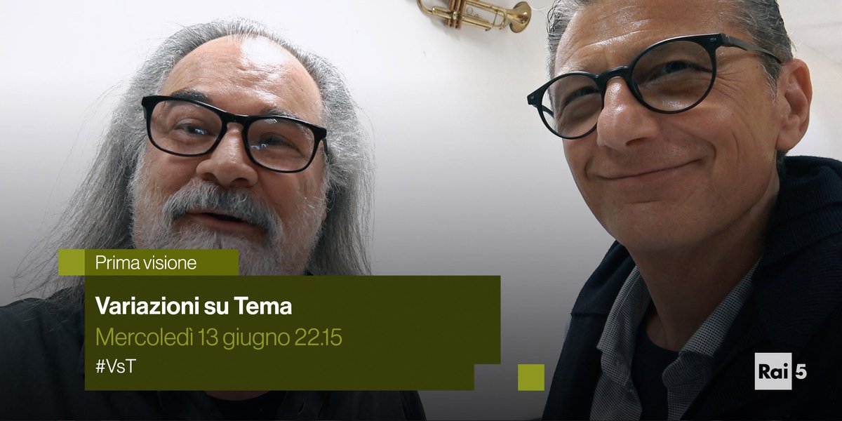 raicinque's tweet photo. Il primo approccio con la musica spesso fa la differenza: può far scoppiare l’amore o far allontanare i ragazzi.
Lo spiega @GeGTelesforo nel nuovo appuntamento con #VariazioniSuTema #VsT, domani alle 22.15.
Con #AnnalisaBellini, #PasqualeInnarella, #RusticaXBand. https://t.co/eTSZwk6LlD