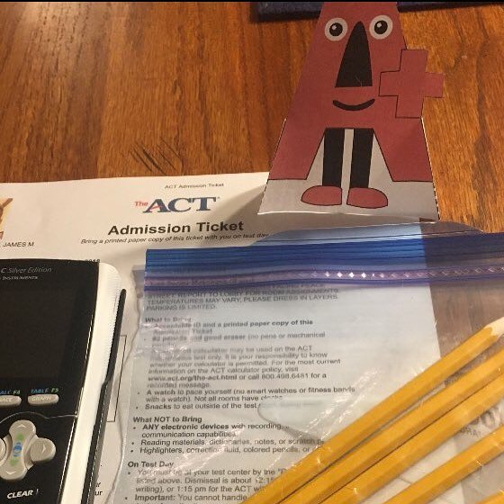 Mathnasium's tweet photo. Summer is here, but Ace knows there's still work to be done along with the fun. We're glad Ace is there for James as he takes the ACT. Good luck James!
* * *
Repost @mathnasium_hollyspringsnc on Instagram:
#FlatAce is ready for the ACT tomorrow!
Photo Credit: James (Instructor) https://t.co/Pq3KjoJFtJ