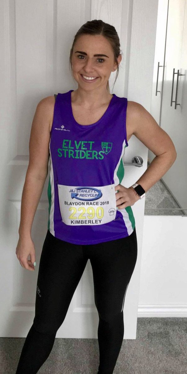 elvetstriders's tweet photo. Kimberley Anne pulls off an impressive PB at a very hot Blaydon Race. 
https://t.co/mmcexNmGbq
#ukrunchat #blaydonrace @Blaydonrace https://t.co/9LGF5FoDKy