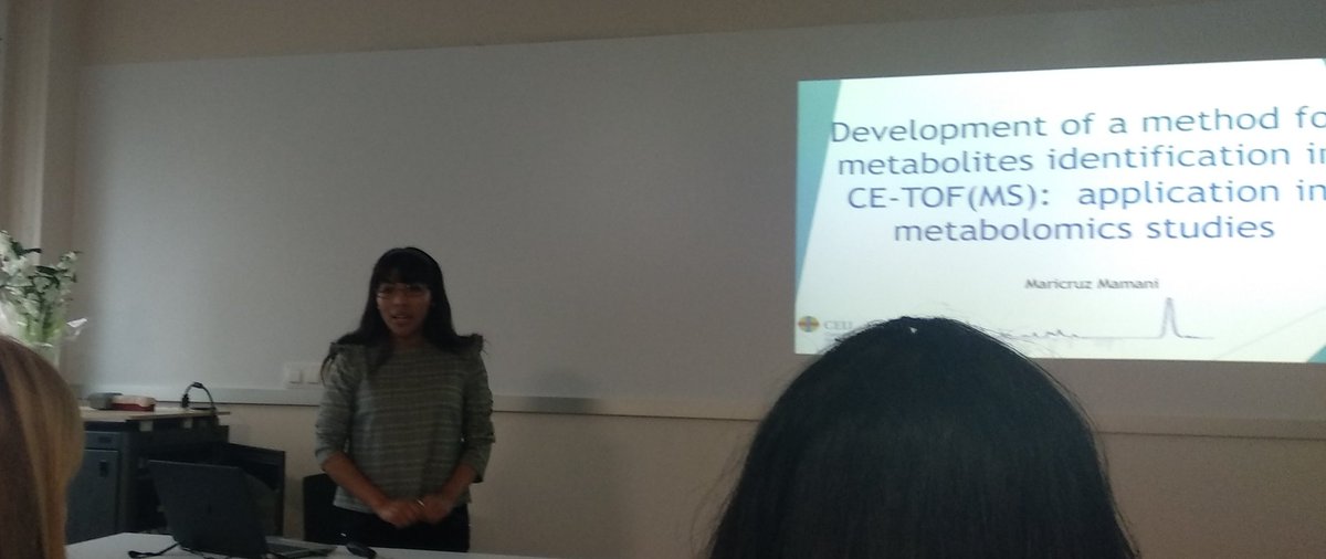 ferstolle's tweet photo. Learning about fascinating projects in workshop in #STRATIGRAD about #metabolomics @metabolomicaceu + @imperialcollege at @FarmaciaCEU @USPCEU https://t.co/Wft5eWc8Ky