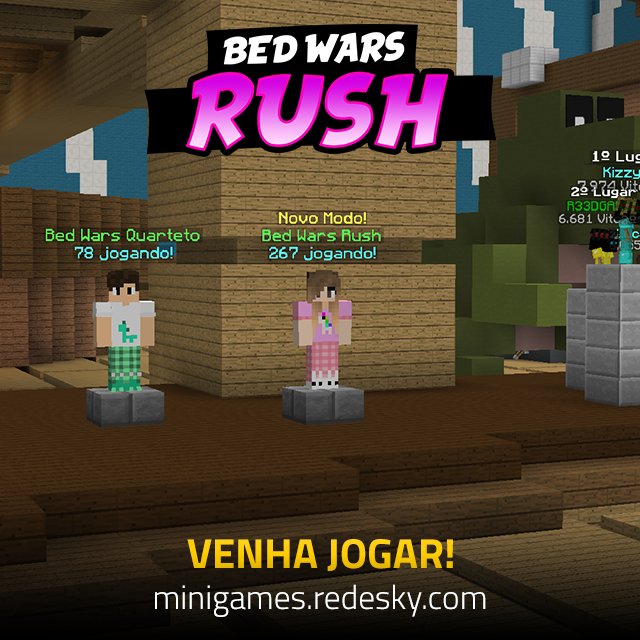 LIVE - JP E MCFLY JOGANDO MINIGAMES COM INSCRITOS NO MINECRAFT !
