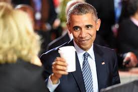 AuthorJoeNBrown's tweet image. Good Morning Tweeters. How about some Morning Coffee ☕️, Obama Style? #ObamaStyle