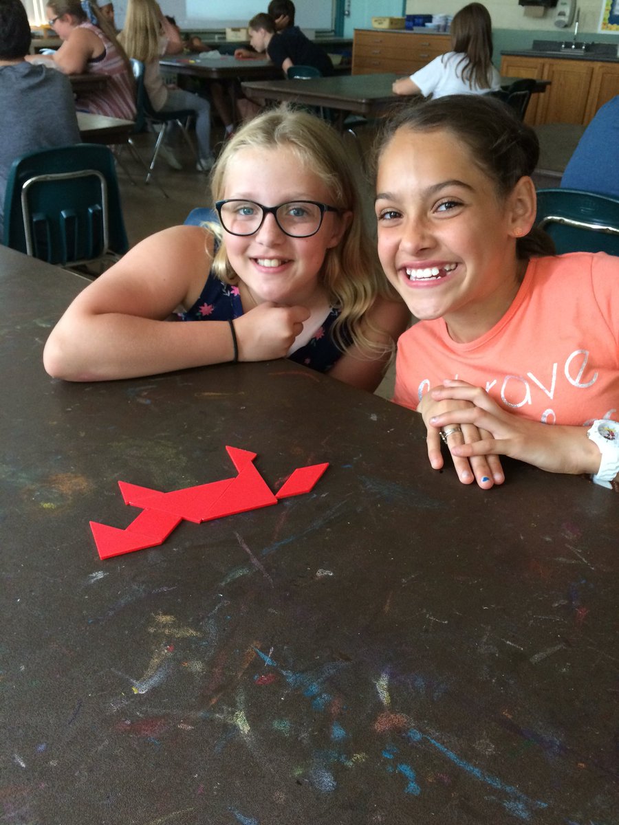 JudyEnglish123's tweet photo. Tangram challenges with 5th. #rcsdpirates https://t.co/jJPGWfefCM