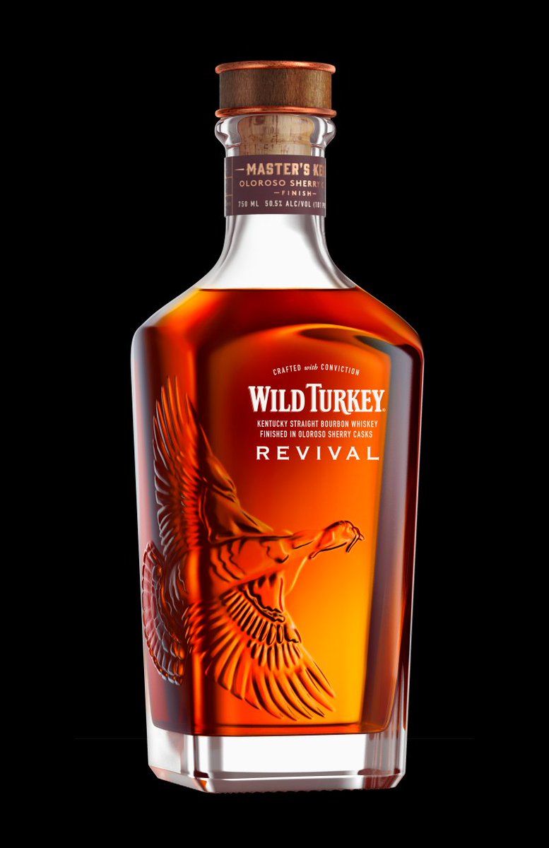 dqueezy's tweet photo. Introducing @WildTurkey Master’s Keep Revival Bourbon, Master Distiller Eddie Russell’s Sherry Cask-finished ode to one of his father’s inspired creations from 3 decades ago. #CampariRep https://t.co/7JfhAXMliw