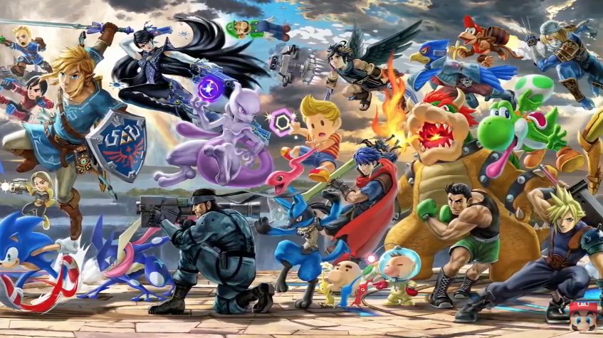 E3's tweet photo. ERRYONE IN SMASH. YES. https://t.co/Agd7EA16pP