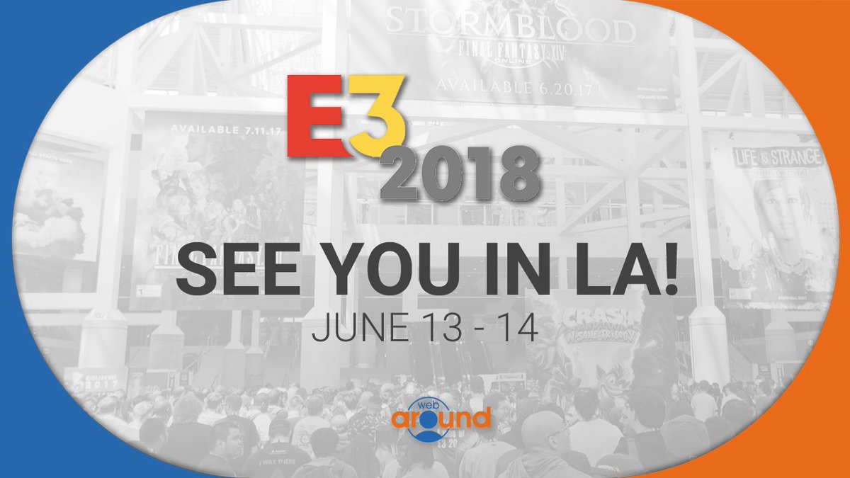 TheWebaround's tweet photo. #TeamWebaround can’t wait to see everyone in #LA at @E3!!! #greenscreen #E30218 https://t.co/uC8xHdJUKC