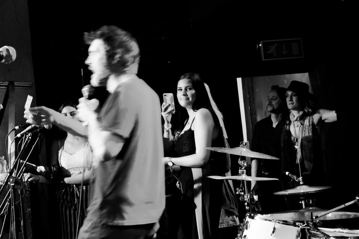 MachuPicchuMike's tweet photo. Great support at Friday’s fundraiser #Velindre 
#thepiecesofmind #DrumDepot #rhodgilbertshow #GlobeCardiff https://t.co/WbBQnxC00u