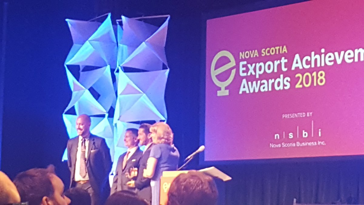 NicoleJ1222's tweet photo. @InterTalk wins the award for Innovation in Business!
#NSEAA #thinkexport #eXportant #NSBI https://t.co/gFwlACHv2J