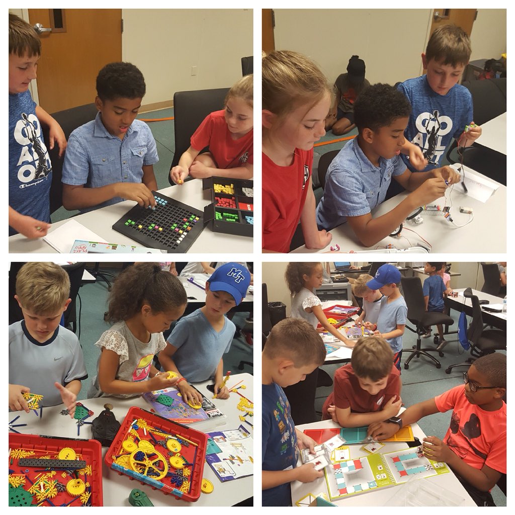 CampSTEM's tweet image. The idea with #STEM is to use each part to build critical thinking skills—and imagination.