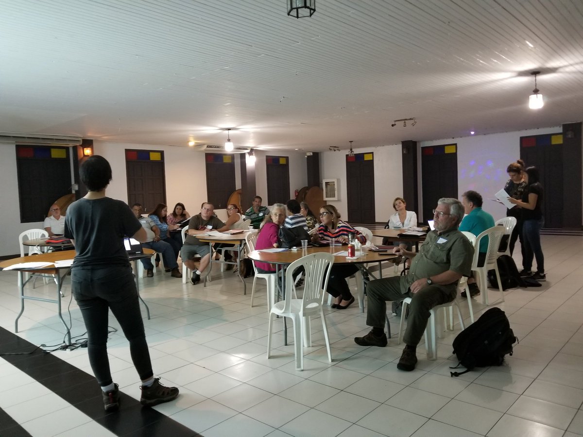 StaceyIB_enviro's tweet photo. Before and after. Antes y despues. Full house last night; mucha gente in #Utuado #PuertoRico for the @SmallSystemsPgm #nonPRASA workshop with @EFCatUNC Gracias al municipio de Utuado por el lugar https://t.co/0ZSBysbZtB