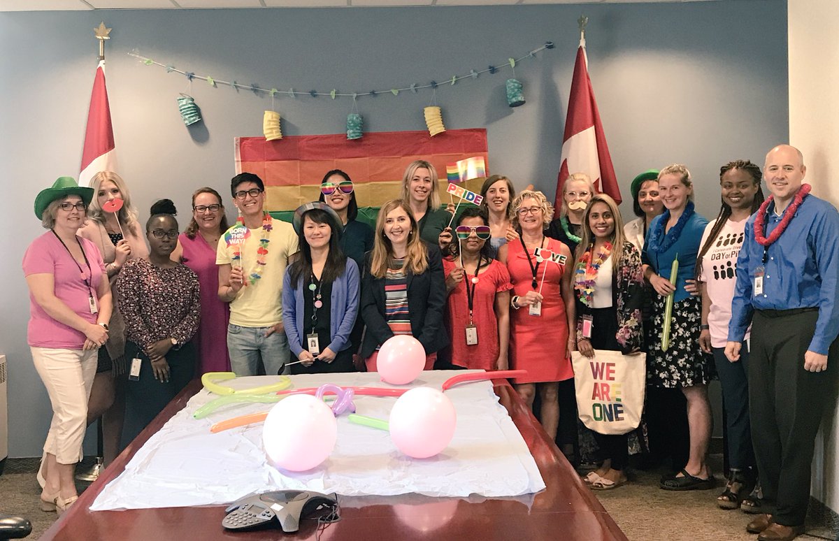 In celebration of Pride Month and in support of Positive Space, OR HR is wearing rainbow colors!🌈 @RonHebdon_GC <a href="/ChrishyamiS/">Chrishyami Sivaraj</a> <a href="/RPanzarino1/">Rose Panzarino</a> <a href="/ItsRamela/">Ramela Rampersaud</a> @ValerieClaraR <a href="/LaurenceDeschen/">Laurence Deschênes</a> #loveislove #CRA_Proud