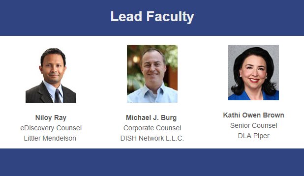 TodaysGC's tweet photo. It's not too late to attend tomorrow's #TGCeDiscChicago ! Join our #ediscovery experts in a series of in-depth interactive discussions that will leave you with actual solutions for your real-world challenges. https://t.co/rGxVdisbtT https://t.co/dvOLwKWWL1