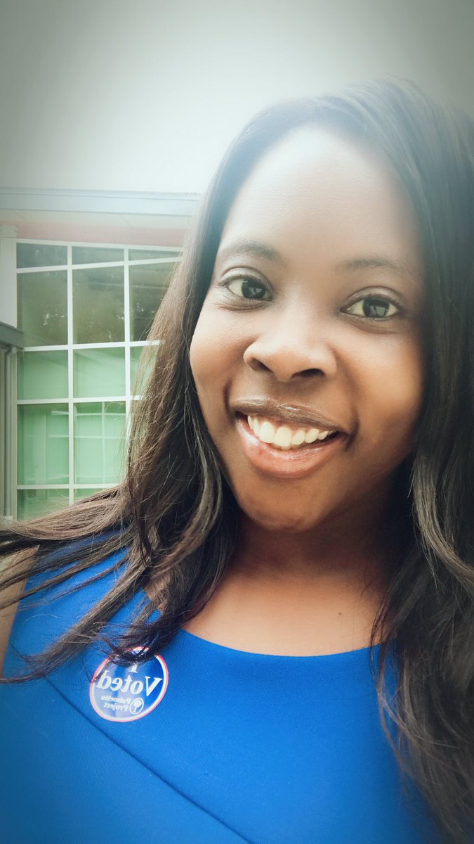 AshlyeV's tweet photo. #iVoted #Vote #PrettyGirlsVote #RockTheVote #YourVoteYourVoice #ElectionDay #Election #PrimaryElection 🗳 ✅ https://t.co/r0a1QorTPy
