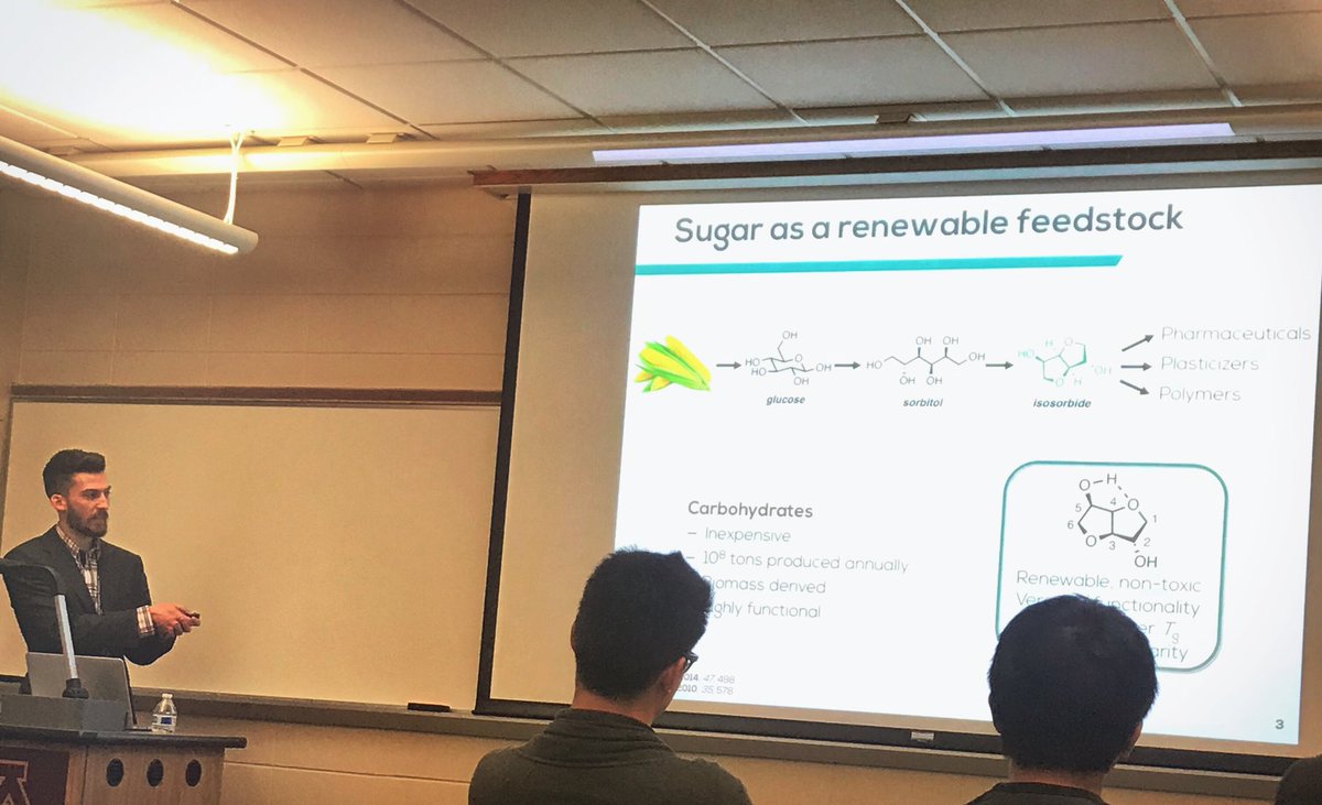J_Ting1's tweet image. Modular #sustainable materials from @UMN_CSP (@ReinekeGroup / @TolmanLab / @pauldauenhauer / @CrankyOldBiddy @GCoatesCornell @ChemProfCramer labs) at #ngrpc18, showcasing cool fundamental results in close proximity to practical applications 🌱♻️⚗️

Nice work Leon &amp;amp; Derek!👏🏻