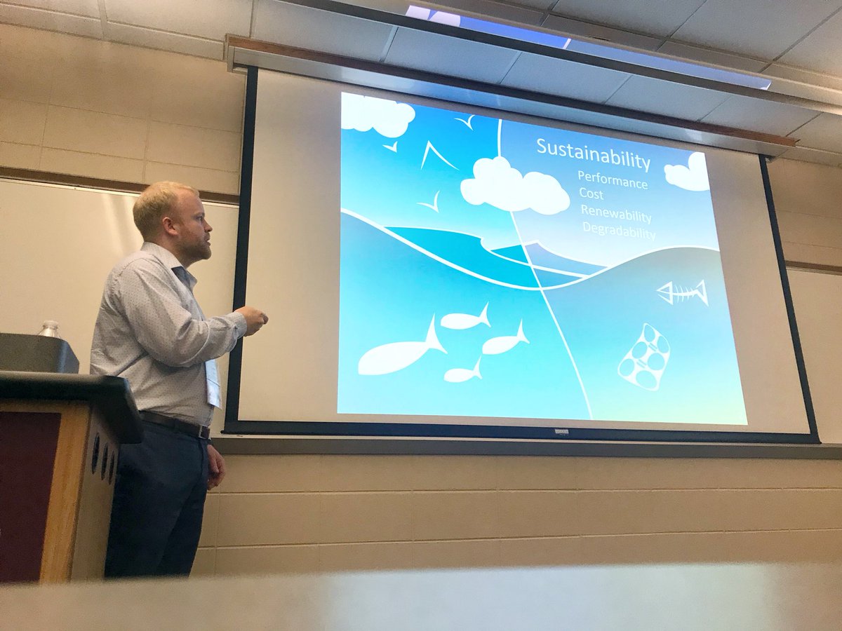 J_Ting1's tweet image. Modular #sustainable materials from @UMN_CSP (@ReinekeGroup / @TolmanLab / @pauldauenhauer / @CrankyOldBiddy @GCoatesCornell @ChemProfCramer labs) at #ngrpc18, showcasing cool fundamental results in close proximity to practical applications 🌱♻️⚗️

Nice work Leon &amp;amp; Derek!👏🏻