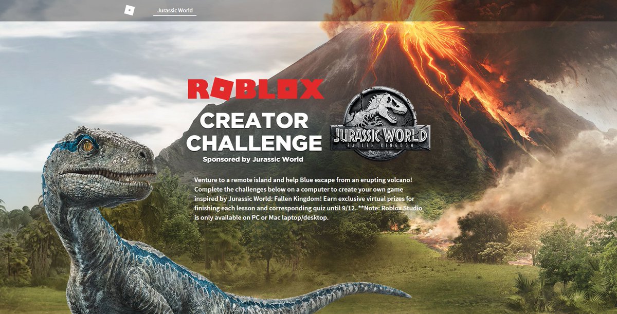 Ivy On Twitter Was Informed That Theres A New Event Page - answers for the roblox creator challenge jurassic world