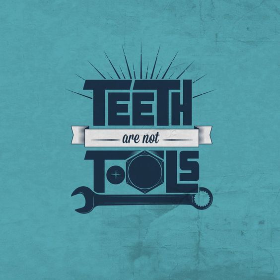 smilesbyLarson's tweet photo. Sometimes you might be tempted to use your teeth to open a bottle or bag, but treating teeth like tools can result in chipped or cracked teeth! #LarsonOrtho #TeetharentTools #UsetheScissors https://t.co/jwHrlnoSNN