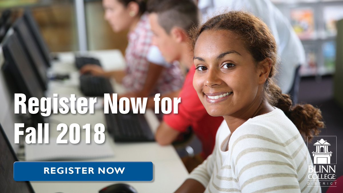 Ready to register for the Fall semester, but not quite ready to pay? No worries! Our first Fall semester payment deadline is July 23, so reserve your courses now and pay later! blinn.edu