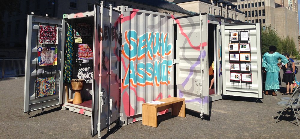 Artscape (@artscape) on Twitter photo Art gallery in a shipping container “Sexual Assault: the Roadshow” appears at <a href="/YoungplaceTO/">Artscape Youngplace</a> this week with artists <a href="/syrusmarcusware/">syrus marcus ware</a> <a href="/kimnink/">kimiana</a> @ravynwngz thanks to <a href="/SKETCHToronto/">SKETCH Toronto</a>. Participate! This attention-grabbing show is meant to #educate and #share. bit.ly/2l35ACL Art gallery in a shipping container “Sexual Assault: the Roadshow” appears at <a href="/YoungplaceTO/">Artscape Youngplace</a> this week with artists <a href="/syrusmarcusware/">syrus marcus ware</a> <a href="/kimnink/">kimiana</a> @ravynwngz thanks to <a href="/SKETCHToronto/">SKETCH Toronto</a>. Participate! This attention-grabbing show is meant to #educate and #share. bit.ly/2l35ACL